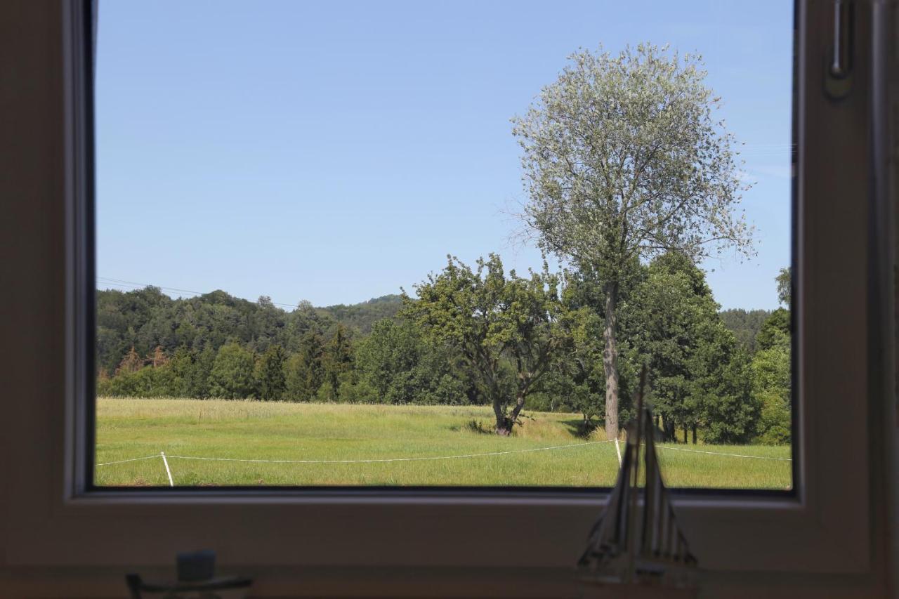 Auszeit Mit Weitblick In Der Saechsischen Schweiz - Kleiner Bauernhof Mit Tieren Und Wallbox Rathmannsdorf Exterior foto